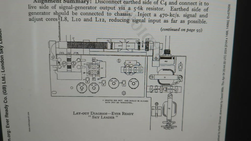 Overview of the chassis showing antenna connections