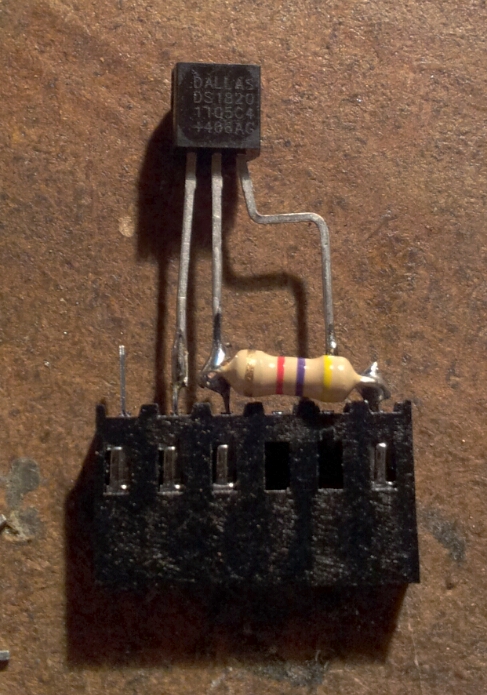 1-Wire interface for Raspberry PI build on a pin-header